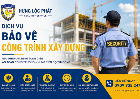 Dịch Vụ Bảo Vệ Công Trình Xây Dựng Chuyên Nghiệp | Hưng Lộc Phát