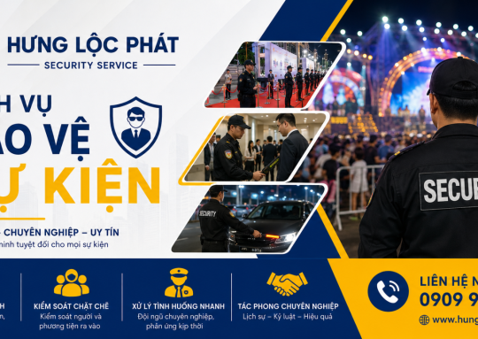 Dịch Vụ Bảo Vệ Sự Kiện Chuyên Nghiệp, An Toàn | Hưng Lộc Phát