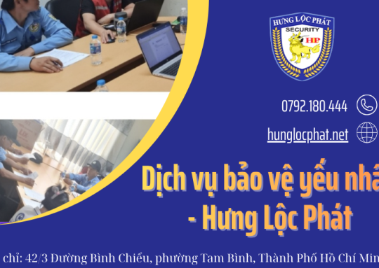 Dịch Vụ Bảo Vệ Sự Kiện – Giải Pháp An Ninh Chuyên Nghiệp Từ Hưng Lộc Phát